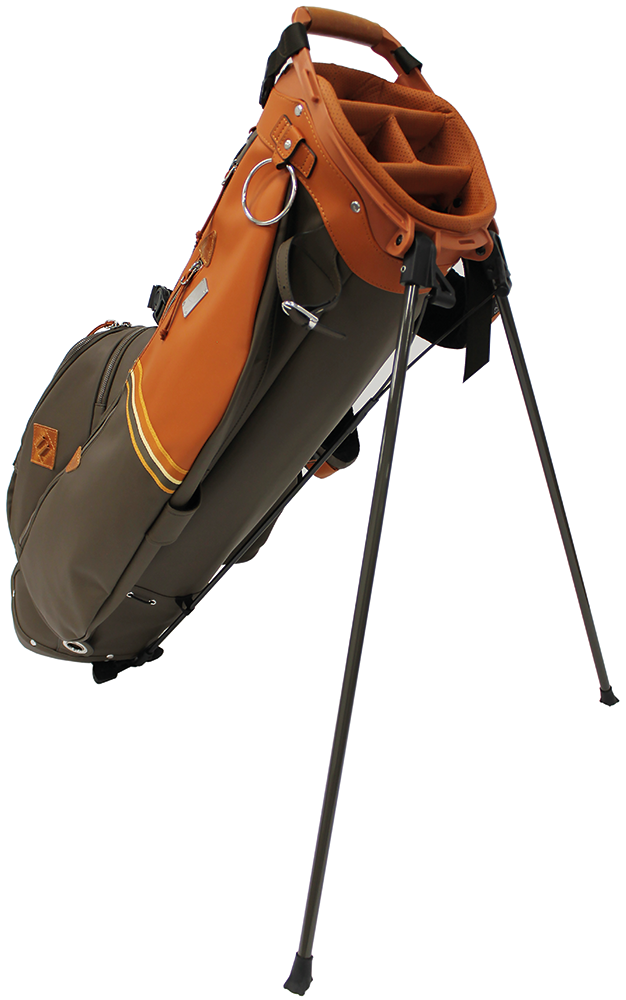 Sun Mountain Golf Sun Mountain Mid Stripe Stand Bag - Black/Gunmetal/Red - Image 2