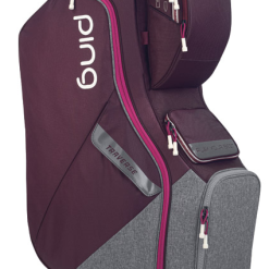 Ping Golf PING Traverse Cart Bag - Garnet/Heather Grey/Magenta