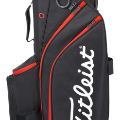 Titleist Golf Titleist Cart 14 Golf Bag - Black/Black/Red