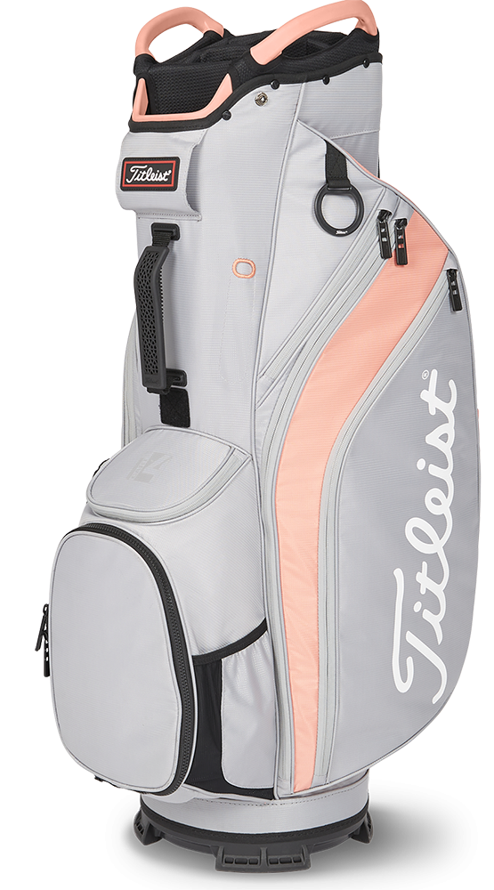 Titleist Golf Titleist Cart 14 Cart Bag - Grey/Peach - Image 2