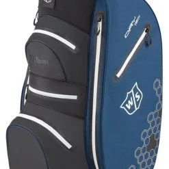 Wilson Golf Wilson Dry Tech II Cart Bag-Black/Blue/White