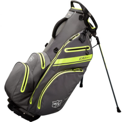 Wilson Golf Wilson EXO Dry Waterproof Stand Bag - Charcoal/Citron/Silver