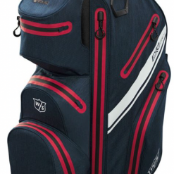 Wilson Golf Wilson EXO Dry Waterproof Cart Bag - Navy/Red/White