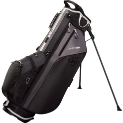 Wilson Golf Wilson Feather Stand Bag - Black/Charcoal/Silver