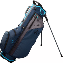 Wilson Golf Wilson Feather Stand Bag - Navy/Charcoal/Light Blue