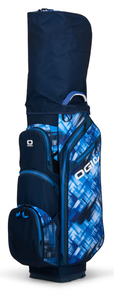NEW OGIO All Elements Silencer Golf Cart Bag - Blue Hash - Image 5