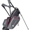 Motocaddy Golf Motocaddy HydroFLEX Stand Bag - Charcoal/Red