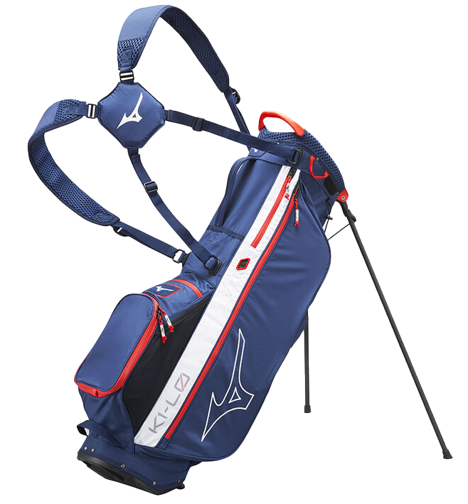 Mizuno Golf Mizuno K1LO Golf Stand Bag - Navy/Red