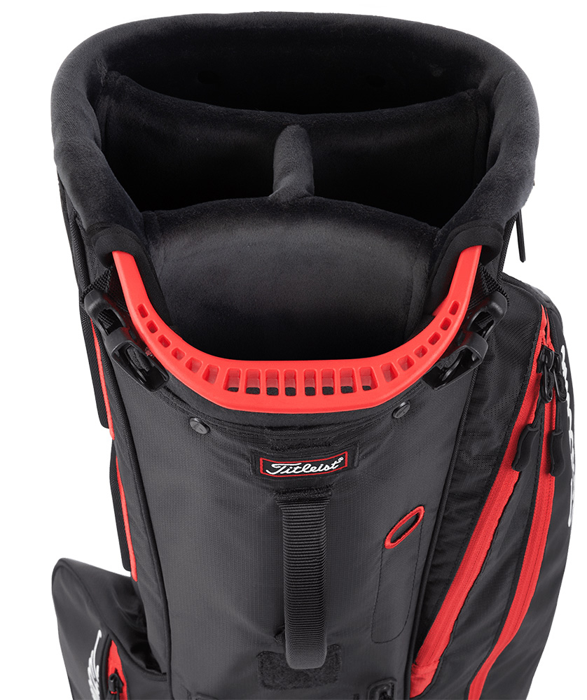 Titleist Golf Titleist Players Carbon S Stand Bag - Black/Black/Red - Image 6