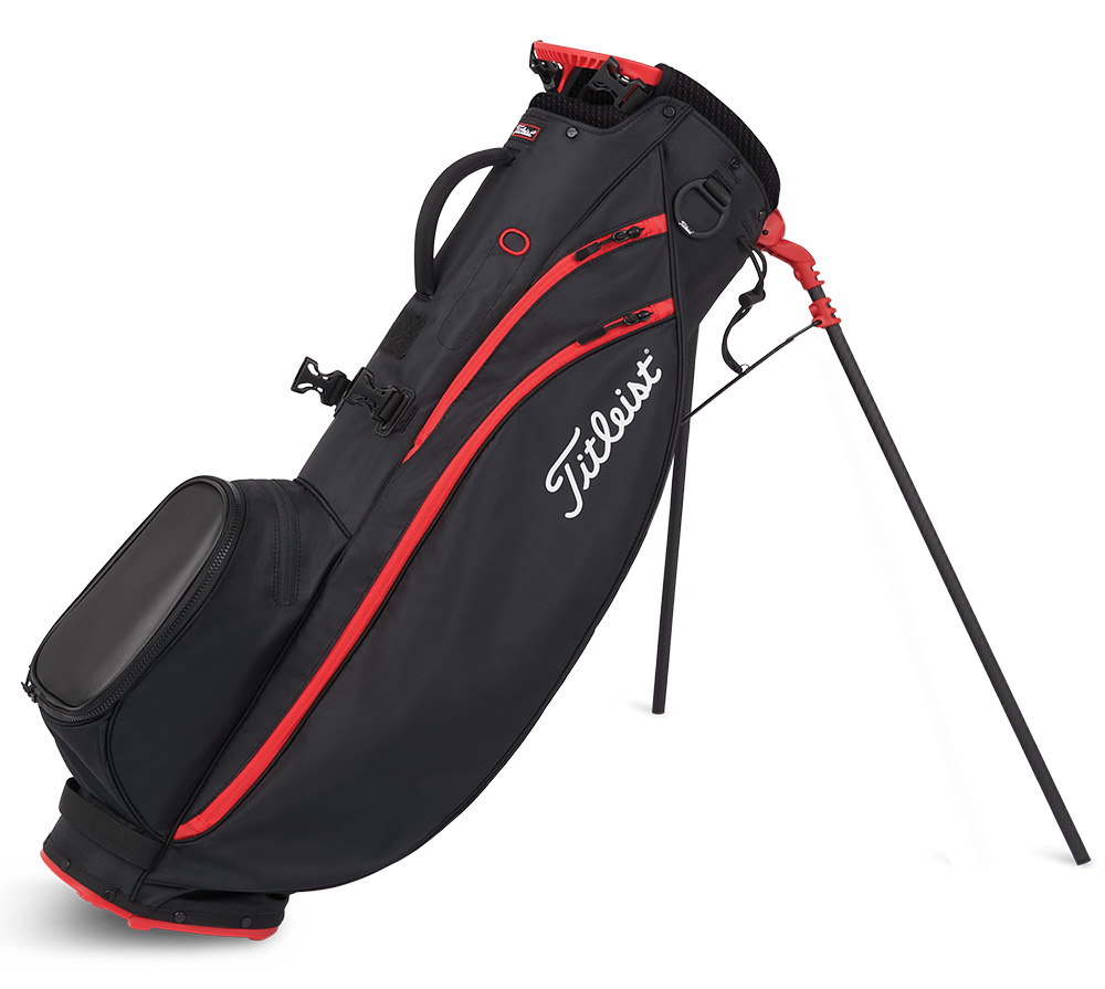 Titleist Golf Titleist Players Carbon S Stand Bag - Black/Black/Red