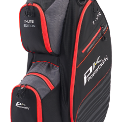 Powakaddy Golf PowaKaddy X-Lite Edition Cart Bag - Black/Gunmetal/Red