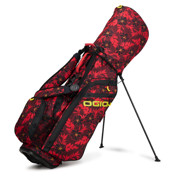NEW OGIO All Elements Golf Stand Bag - Red Flower Party - Image 4