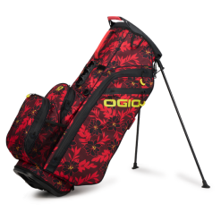 NEW OGIO All Elements Golf Stand Bag - Red Flower Party