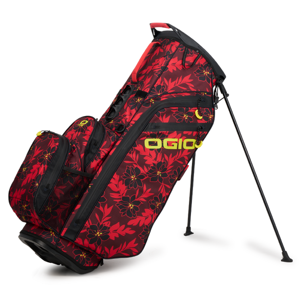 NEW OGIO All Elements Golf Stand Bag - Red Flower Party