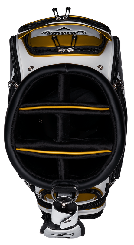 Callaway Golf Callaway Rogue ST Staff Bag - White/Black/Gold - Image 4