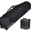 Sun Mountain Golf Sun Mountain KUBE Wheeled Golf Travel Cover -Carbon Fiber/Black