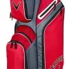 Callaway Golf X-Series Cart Bag -Red/Titanium/White